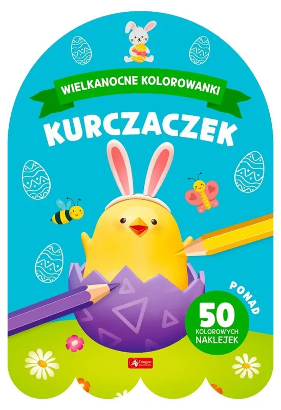 Wielkanocne kolorowanki. Kurczaczek 2026